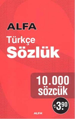 Türkçe Sözlük – Kolektif – Alfa Yayınları – kitap kapağı