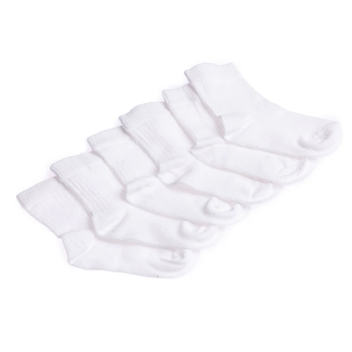 HelloBaby Unisex Baby Socks 3 Pack - White