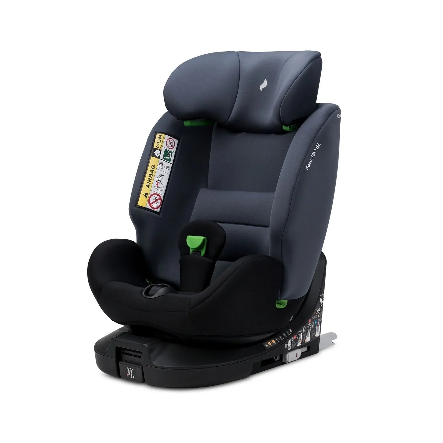 Osann Four360 0+/1/2/3 SL ECE R129/04 Car Seat - Black Grey