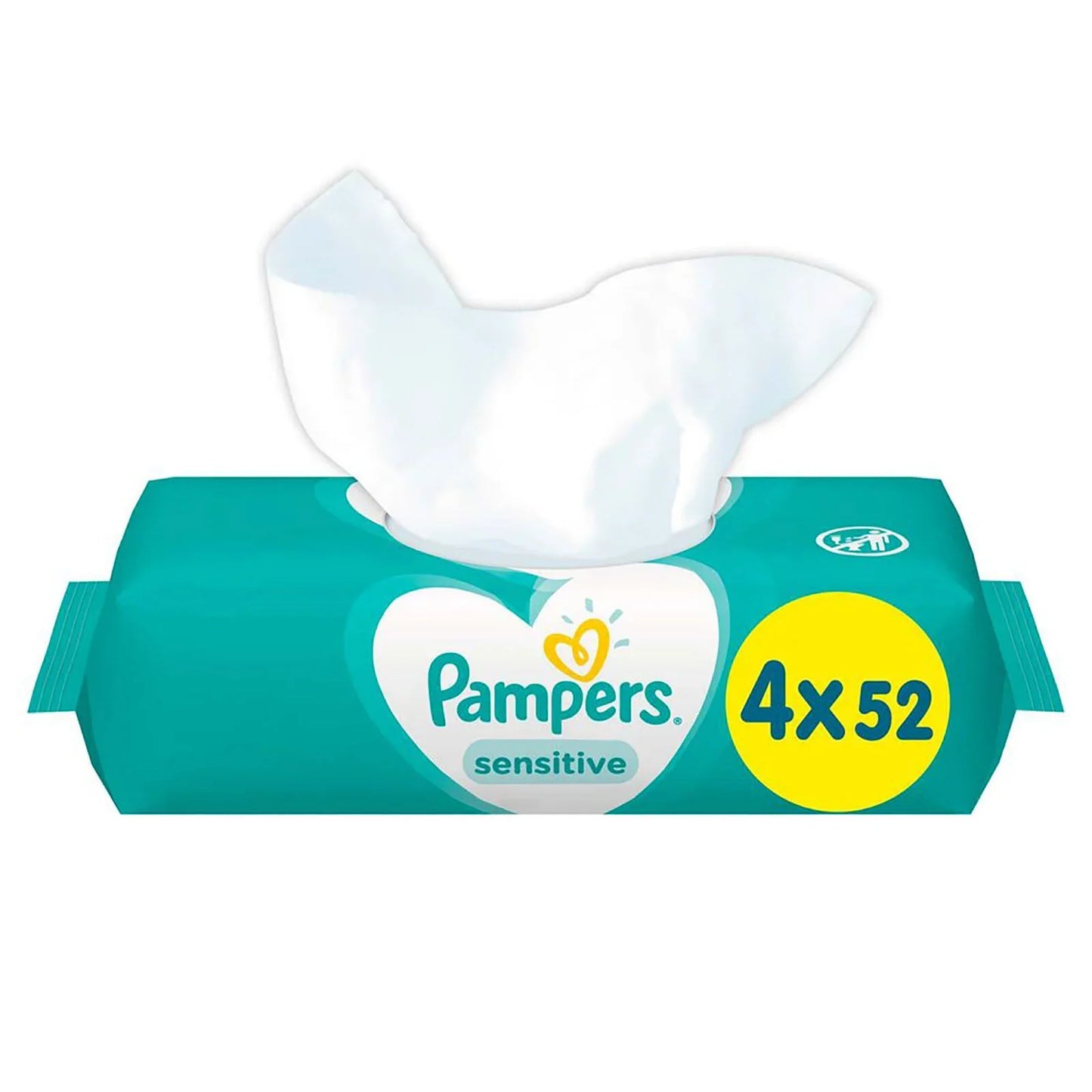 Pampers Baby Wipes Sensitive 4x52 pcs