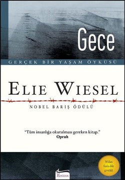 Gece – Elie Wiesel – Koridor Yayıncılık – kitap kapağı
