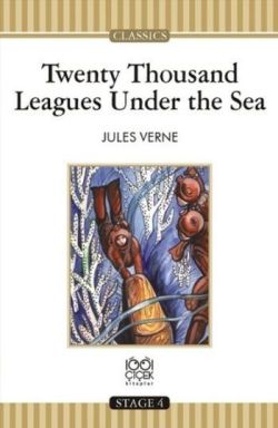 Twenty Thousand Leagues Under the Sea – Jules Verne – 1001 Çiçek Kitaplar – kitap kapağı
