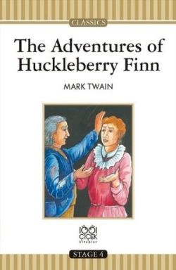 The Adventures of Huckleberry Finn – Mark Twain – 1001 Çiçek Kitaplar – kitap kapağı