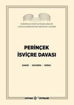 Perinçek İsviçre Davası – Kolektif – Kaynak Yayınları – kitap kapağı
