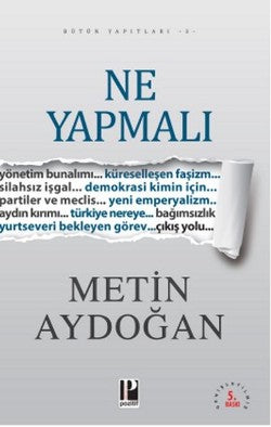 Ne Yapmalı – Metin Aydoğan – Pozitif Yayınları – kitap kapağı
