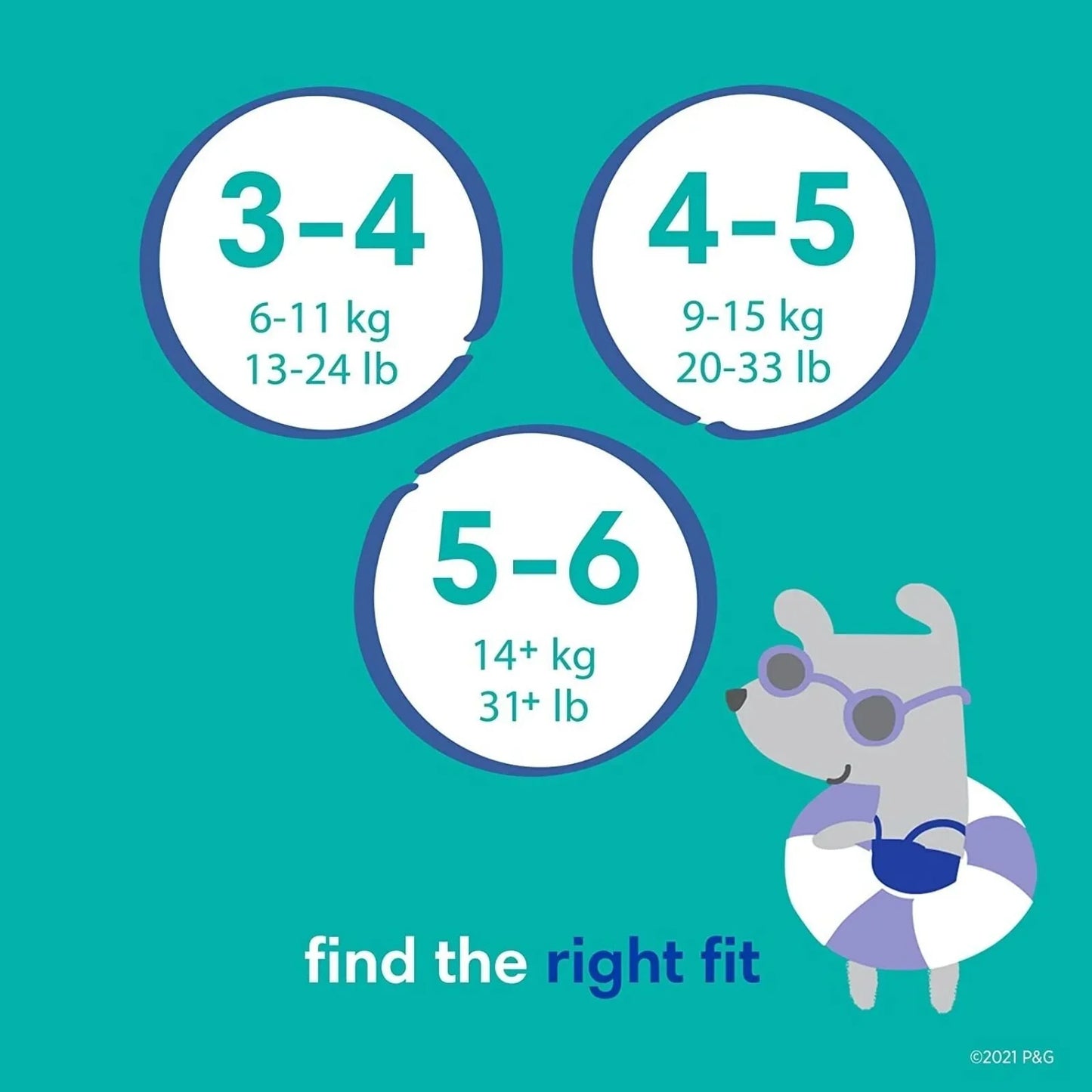 Pampers Splashers Baby Shark Maxi Size 4 - 11 nappies