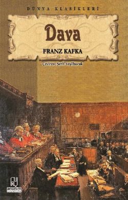 Dava – Franz Kafka – Anonim Yayıncılık – kitap kapağı