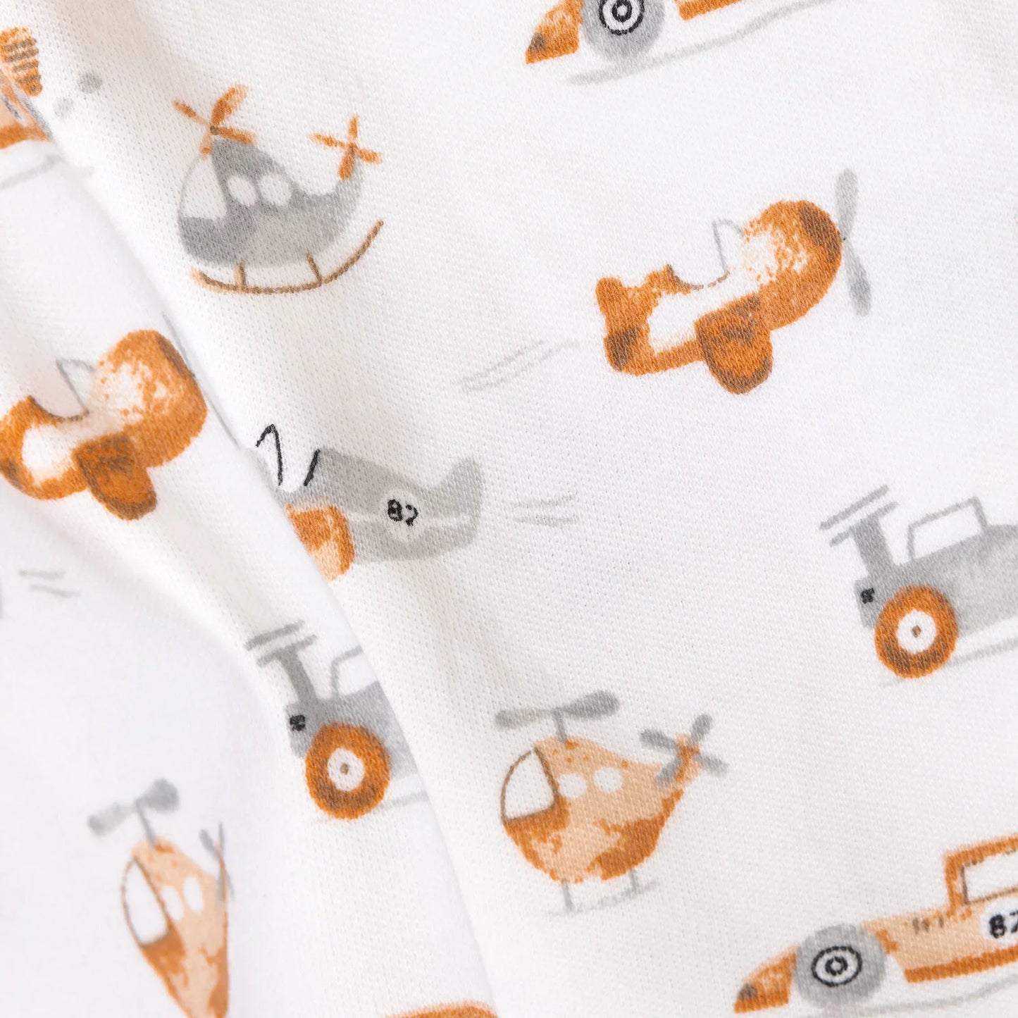 HelloBaby Boy Long Sleeve Bodysuit - Ecru