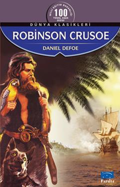 Robinson Crusoe – Daniel Defoe – Parıltı Yayınları – kitap kapağı