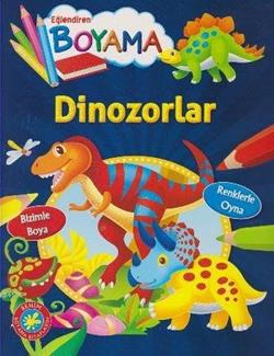 Eğlendiren Boyama - Dinozorlar – Kolektif – Parıltı Yayınları – kitap kapağı