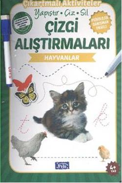 Çizgi Alıştırmaları - Hayvanlar – Kolektif – Parıltı Yayınları – kitap kapağı
