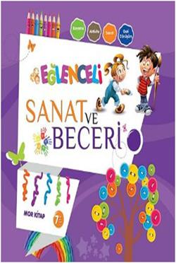 Eğlenceli Sanat ve Beceri Mor Kitap (7 Yaş) – Kolektif – Parıltı Yayınları – kitap kapağı
