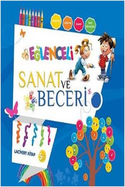Eğlenceli Sanat ve Beceri Lacivert Kitap (5 Yaş) – Kolektif – Parıltı Yayınları – kitap kapağı