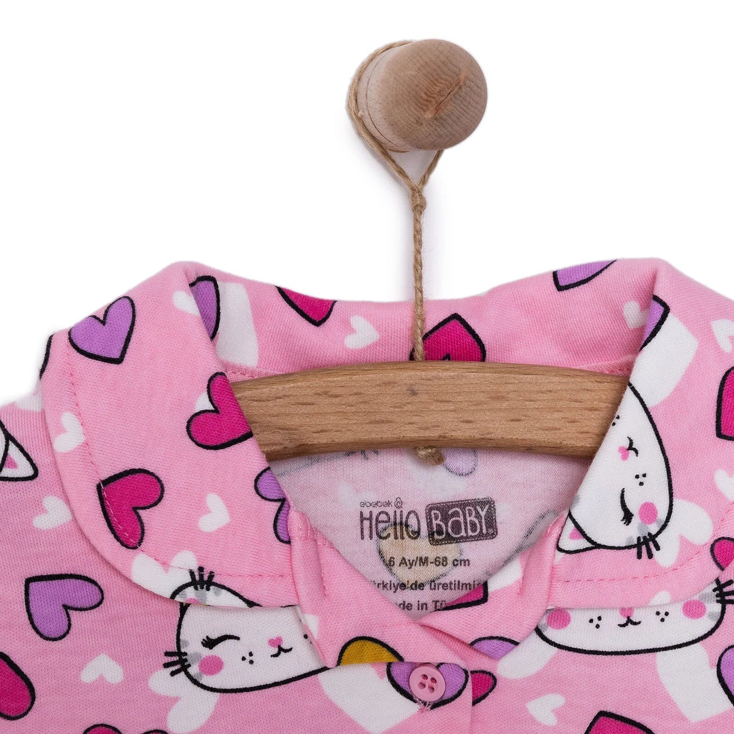 HelloBaby Girl Long Sleeve Pyjamas Set - Pink