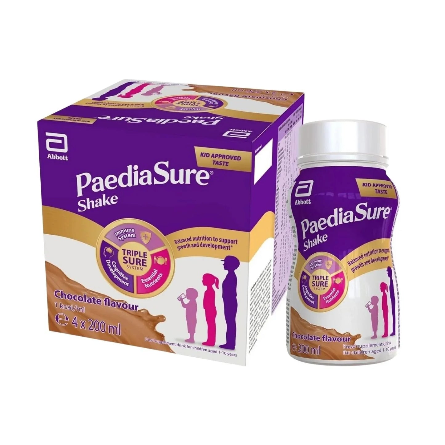 PaediaSure Shake Chocolate Flavoured 800ml (4x200ml)