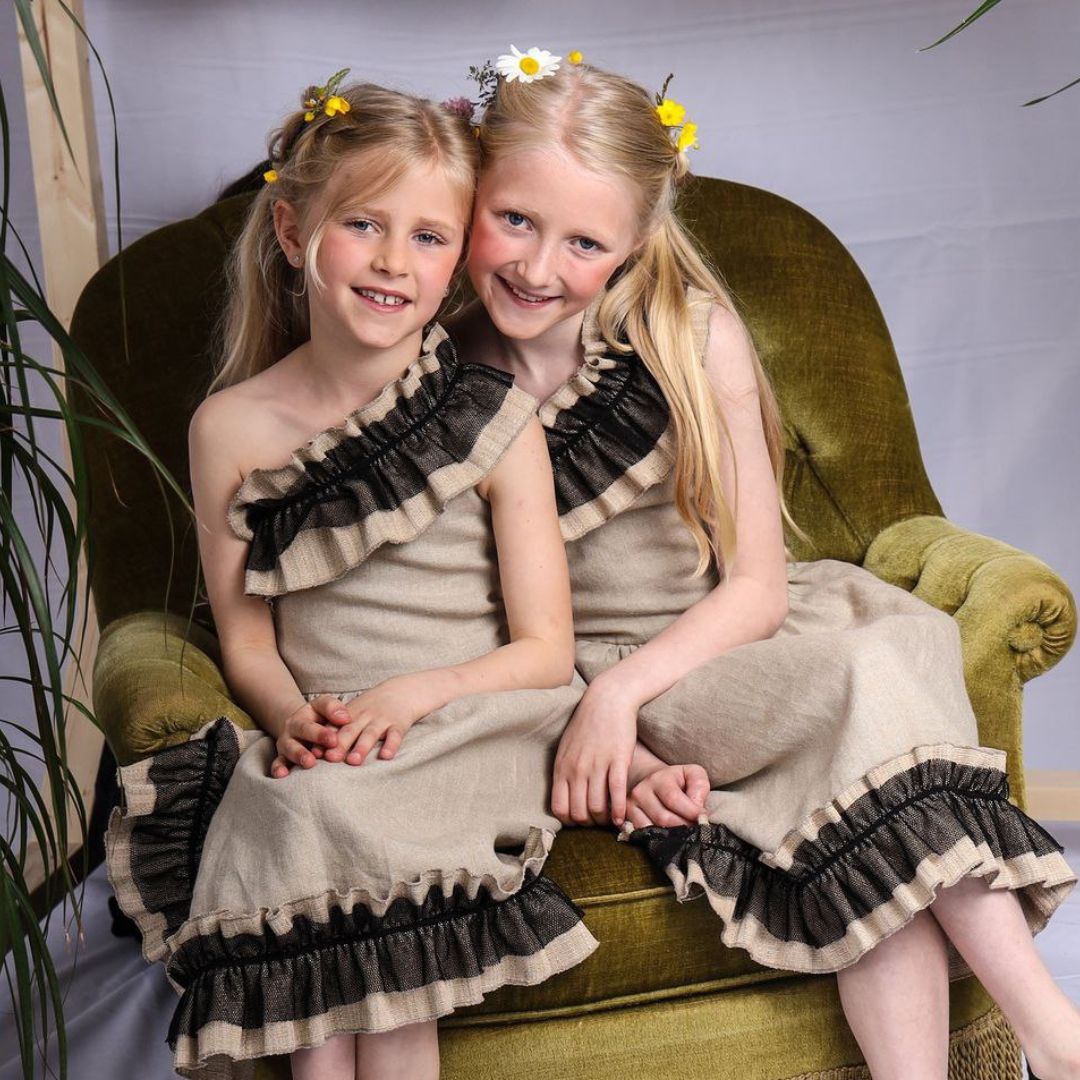 Authentic Lotus Silk Dress for Girls-2