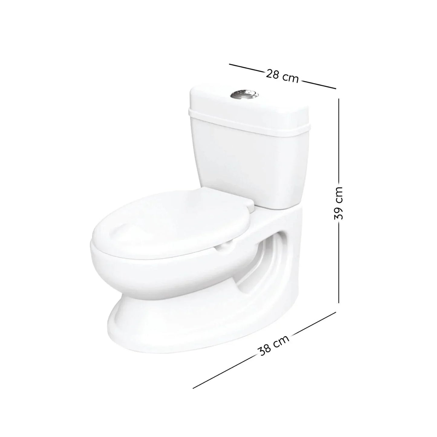 Dolu Educational Baby Potty 18+ months - White