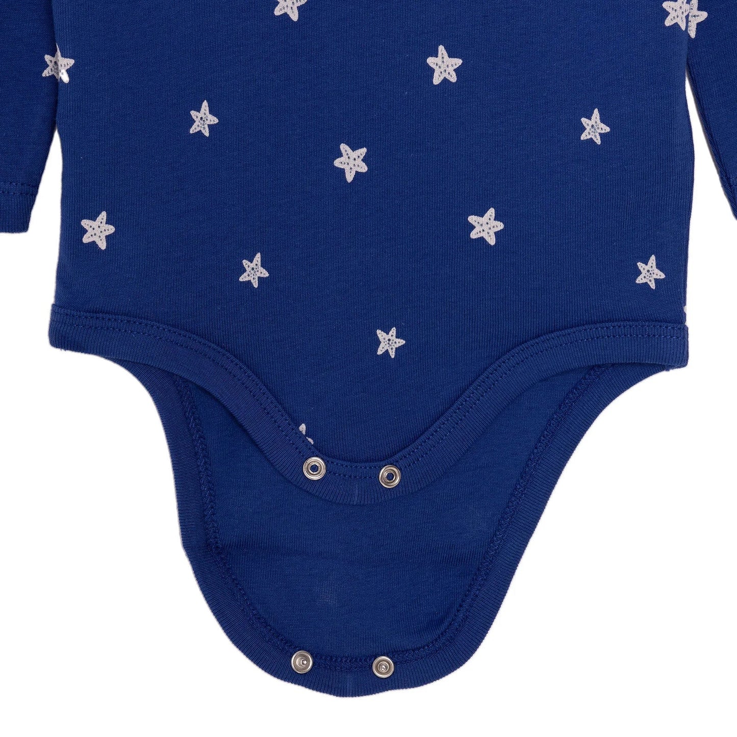 HelloBaby Boy Long Sleeve Bodysuit - Navy Blue