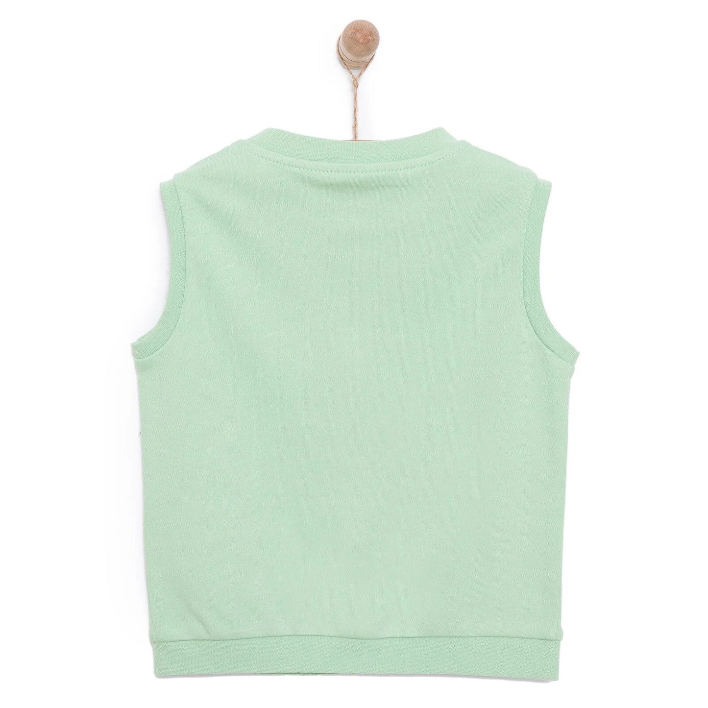 HelloBaby Baby Boy Ribbed Cardigan - Green
