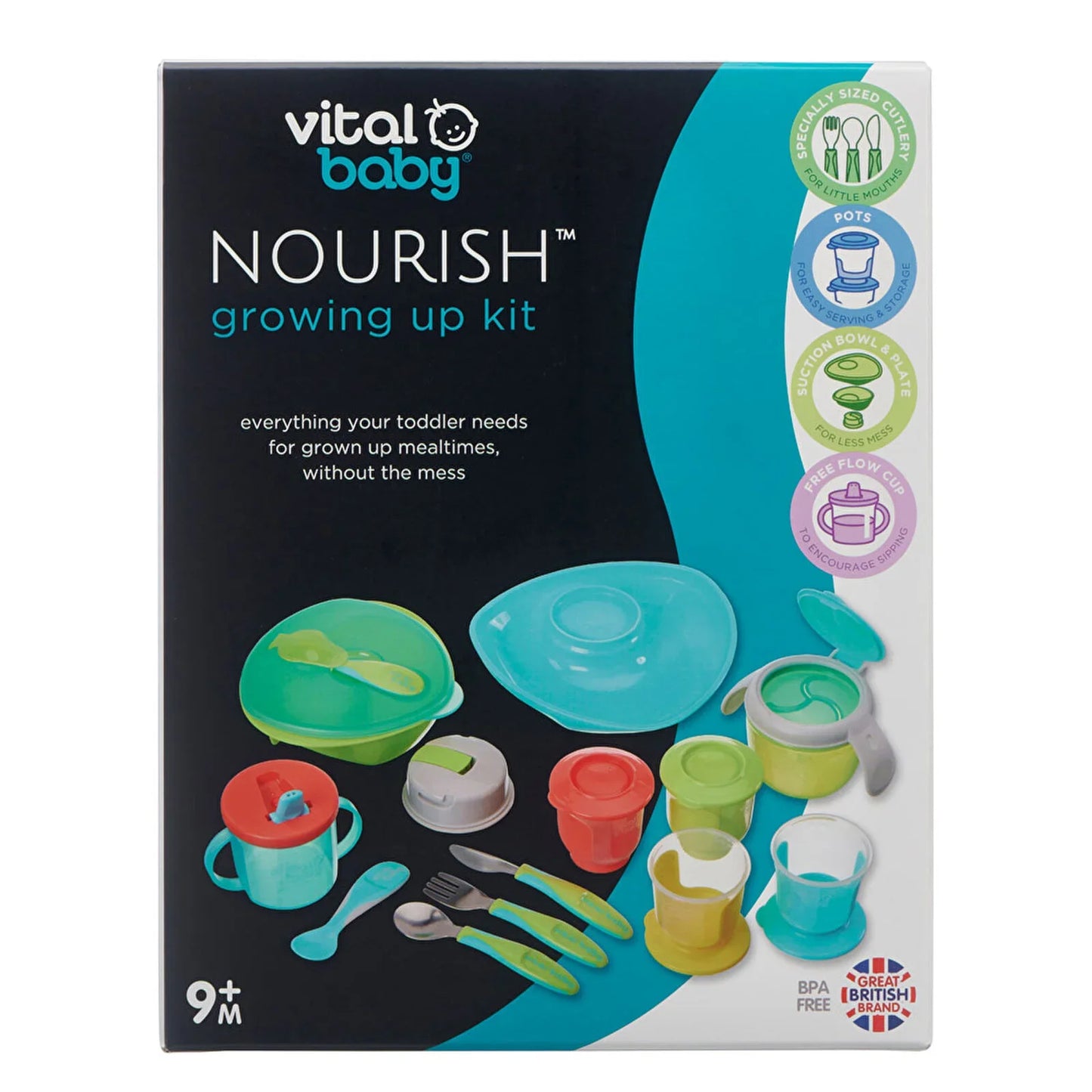 Vital Baby Nourish Growing Up Kit 9+ months - Pop