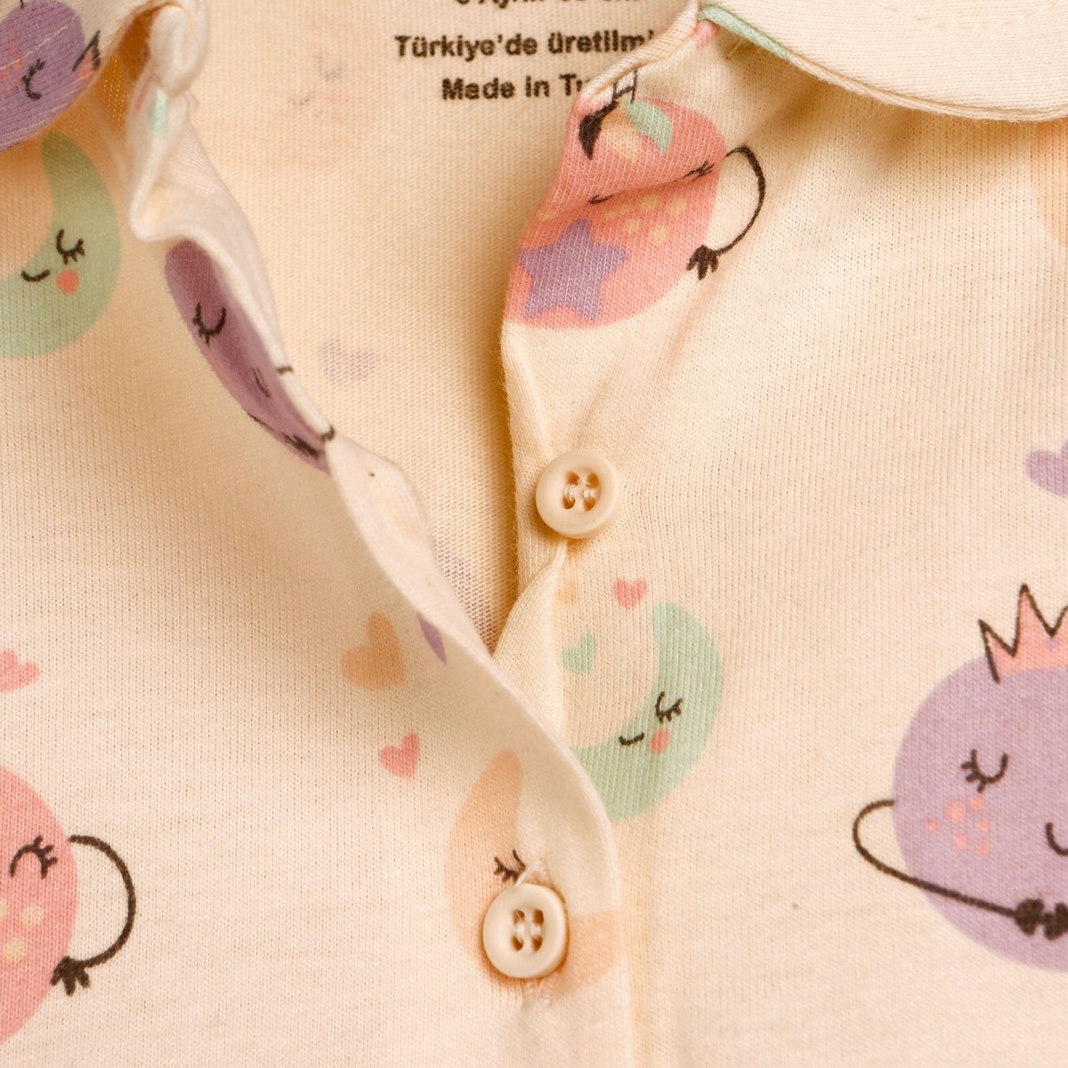 HelloBaby Basic Baby Girl Pyjamas Set - Ecru