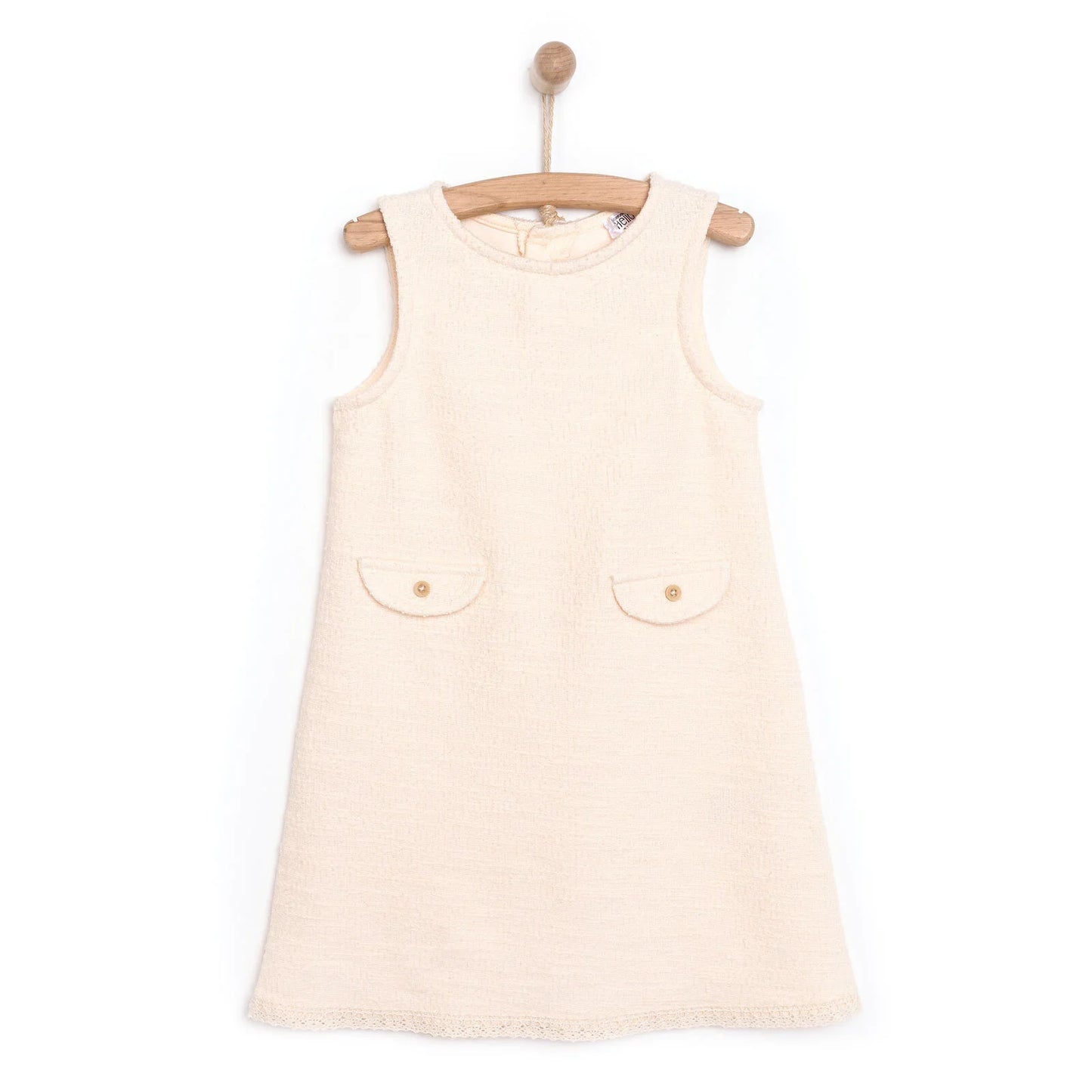 HelloBaby Baby Girl Dress - Ecru