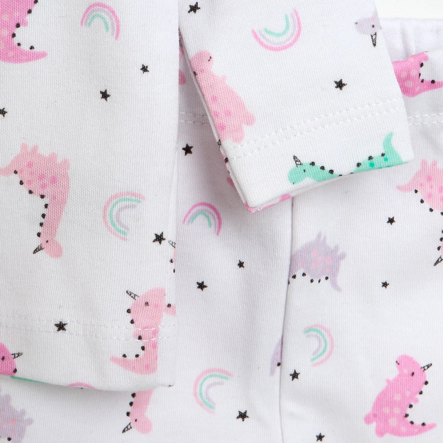 HelloBaby Basic Baby Girl Pyjamas Set - White