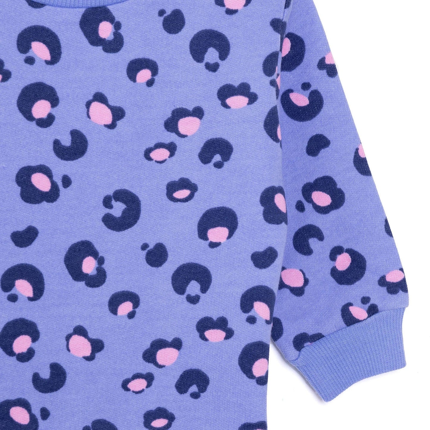 HelloBaby Basic Low Raised Leopar Printed Sweatshirt - Printed