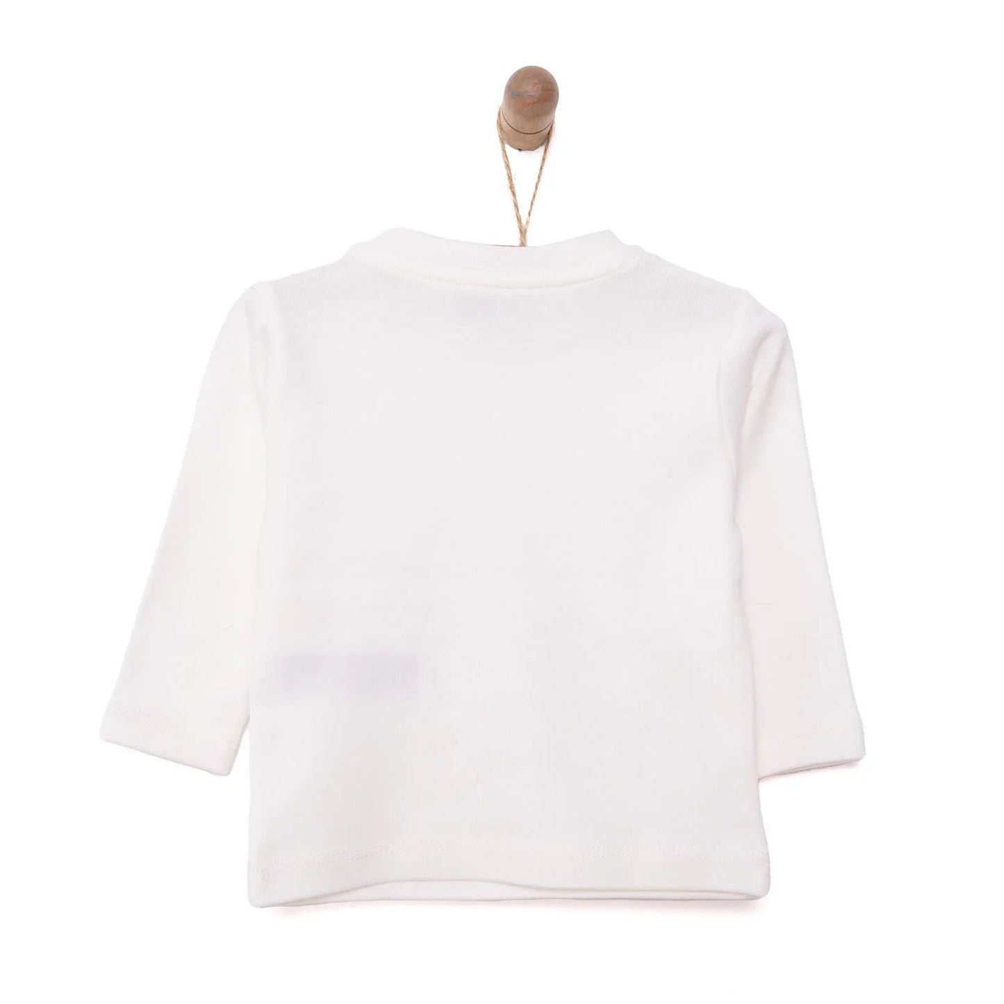 HelloBaby Baby Girl Long Sleeve T-shirt - Ecru