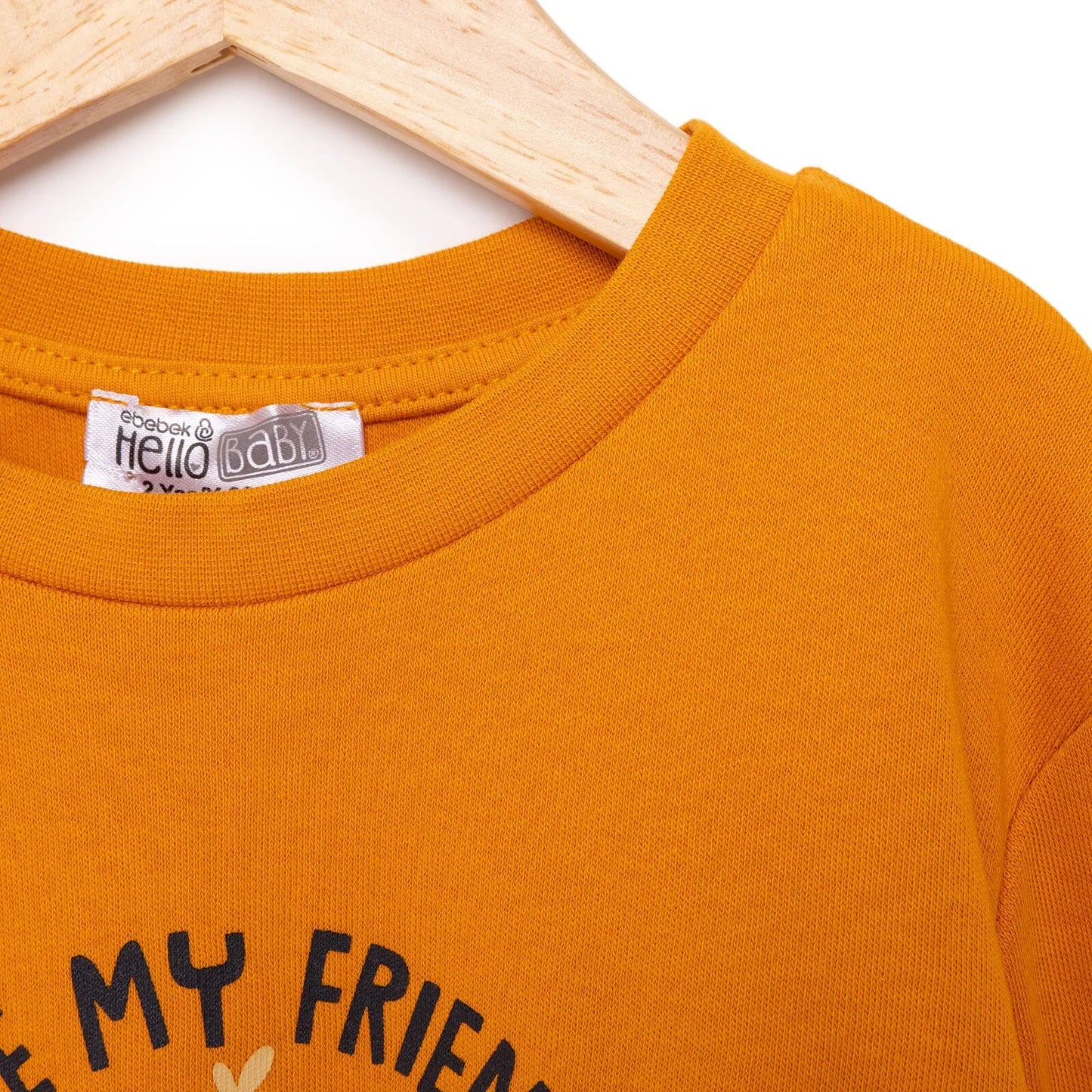 HelloBaby Basic Boy Bear Printed Jogging - Ginger