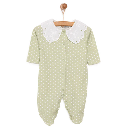 HelloBaby Newborn Girl Footed Jumpsuit - Multicolour
