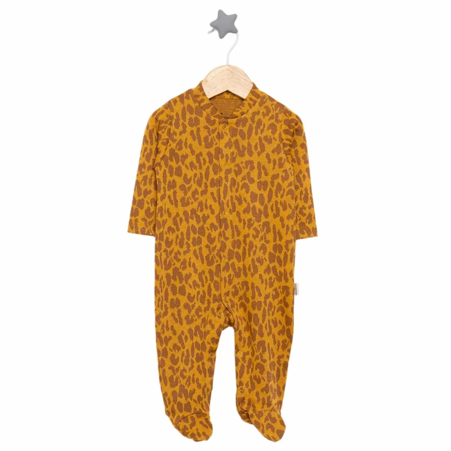 Bebbek Girl Footed Jumpsuit - Mustard