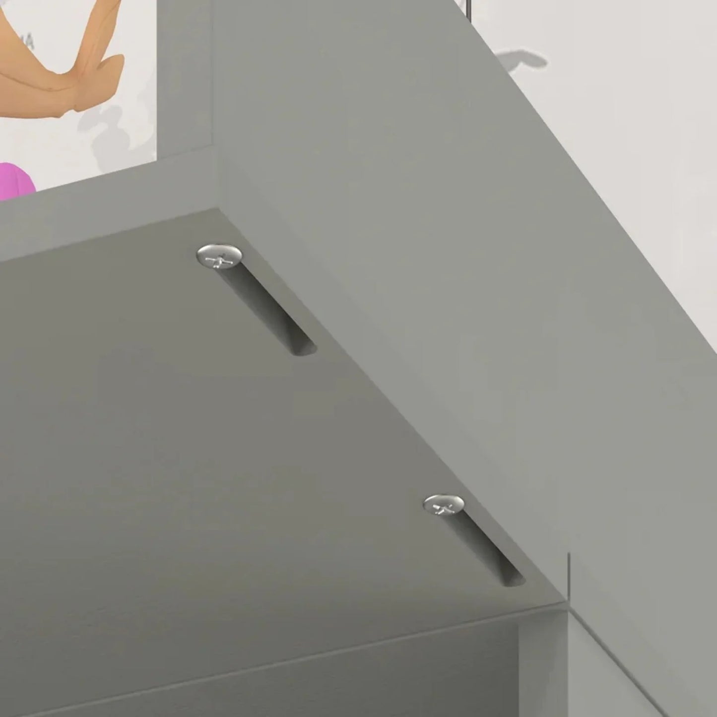 Shefa Kids 800 Universal Dresser Baby Changing Top - Grey