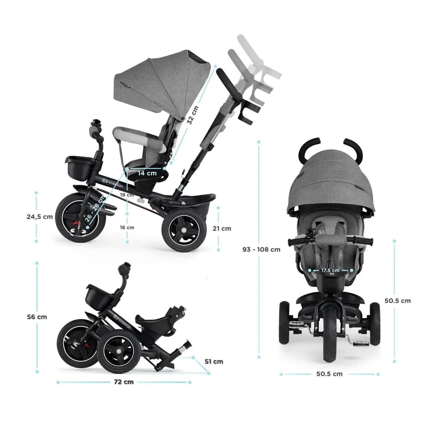 Kinderkraft Spinstep Tricycle
