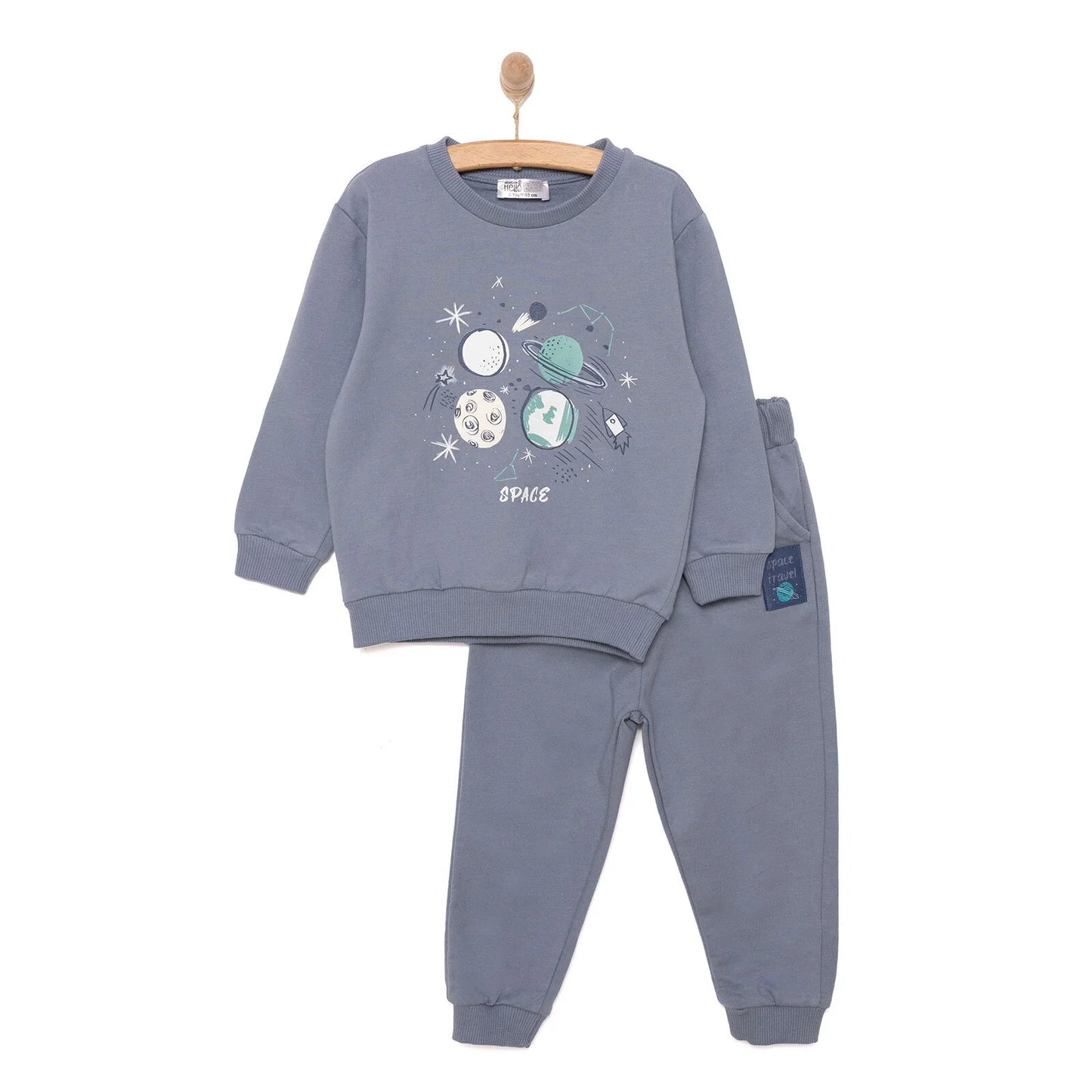 HelloBaby SPACE Boy Jogging Set - Grey
