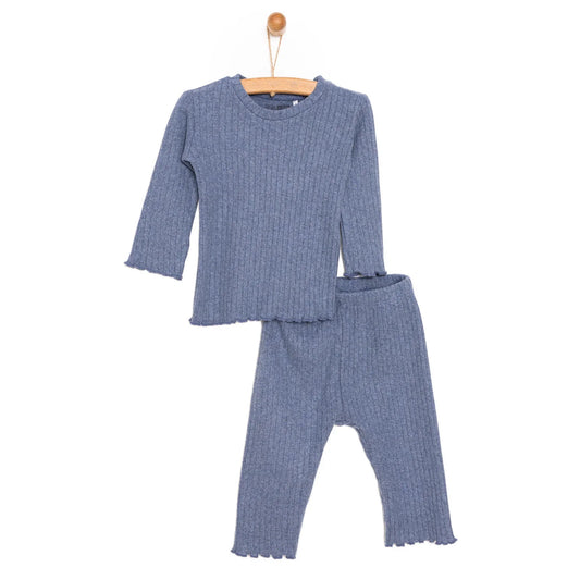HelloBaby Boy Long Sleeve Pyjamas Set - Indigo