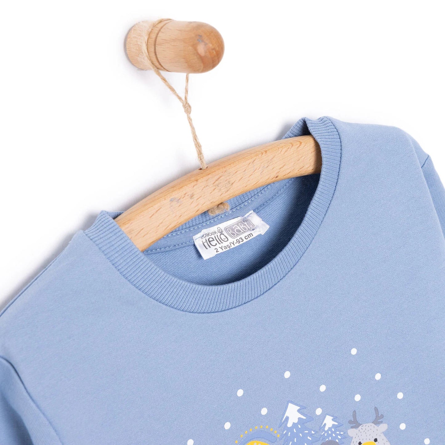 HelloBaby Basic Low Raised Lion Printed Sweatshirt