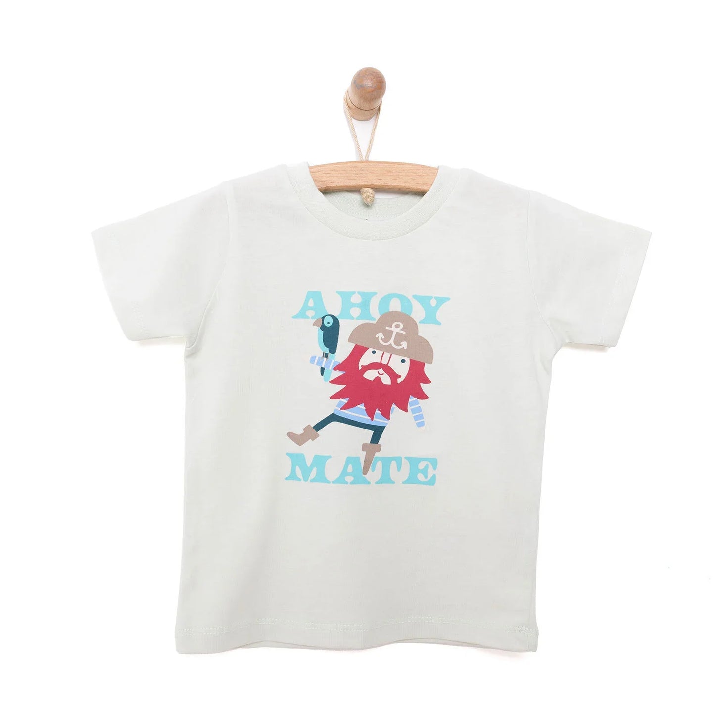 HelloBaby Basic Pirate Printed Tshirt - Green