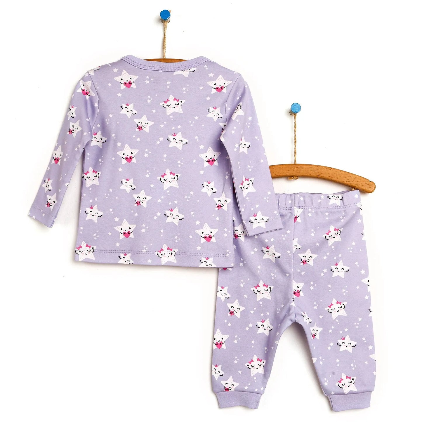 HelloBaby Basic Baby Girl Pyjamas Set - Lilac