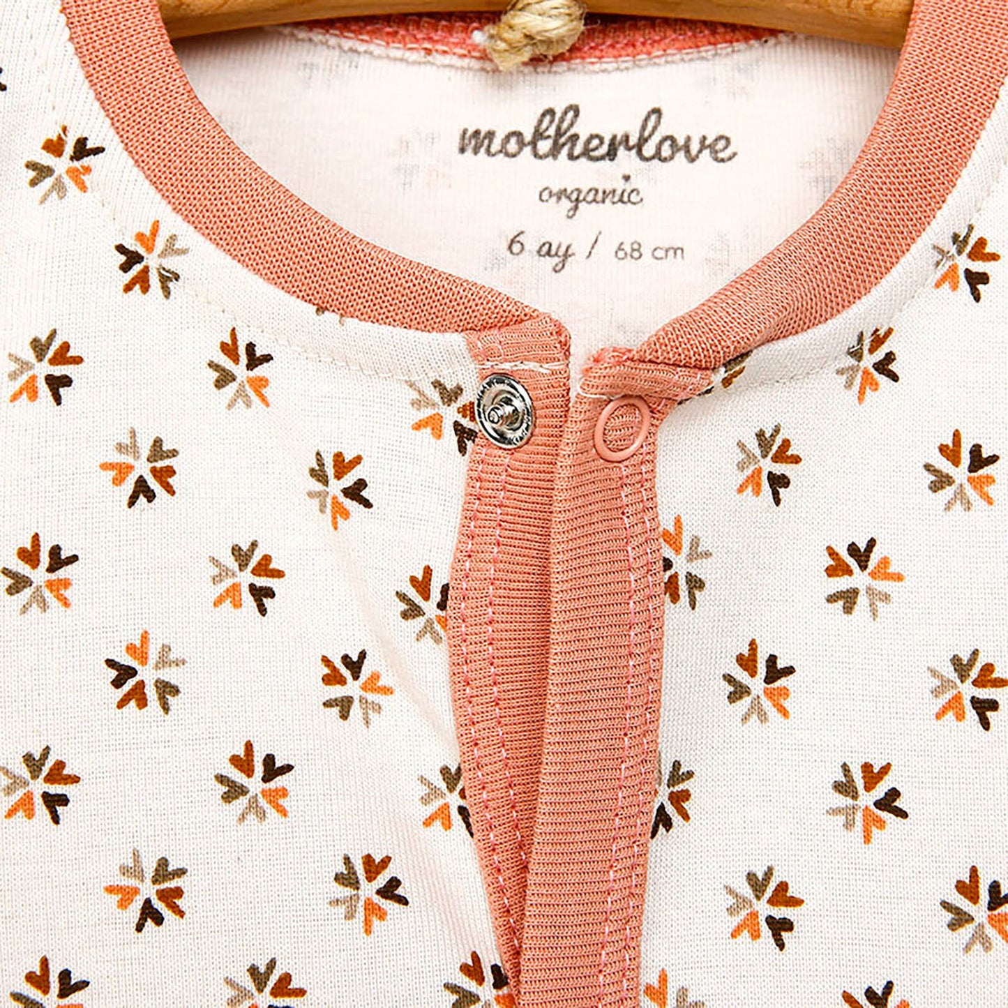 Motherlove Newborn Organic Footed Jumpsuit - Pink