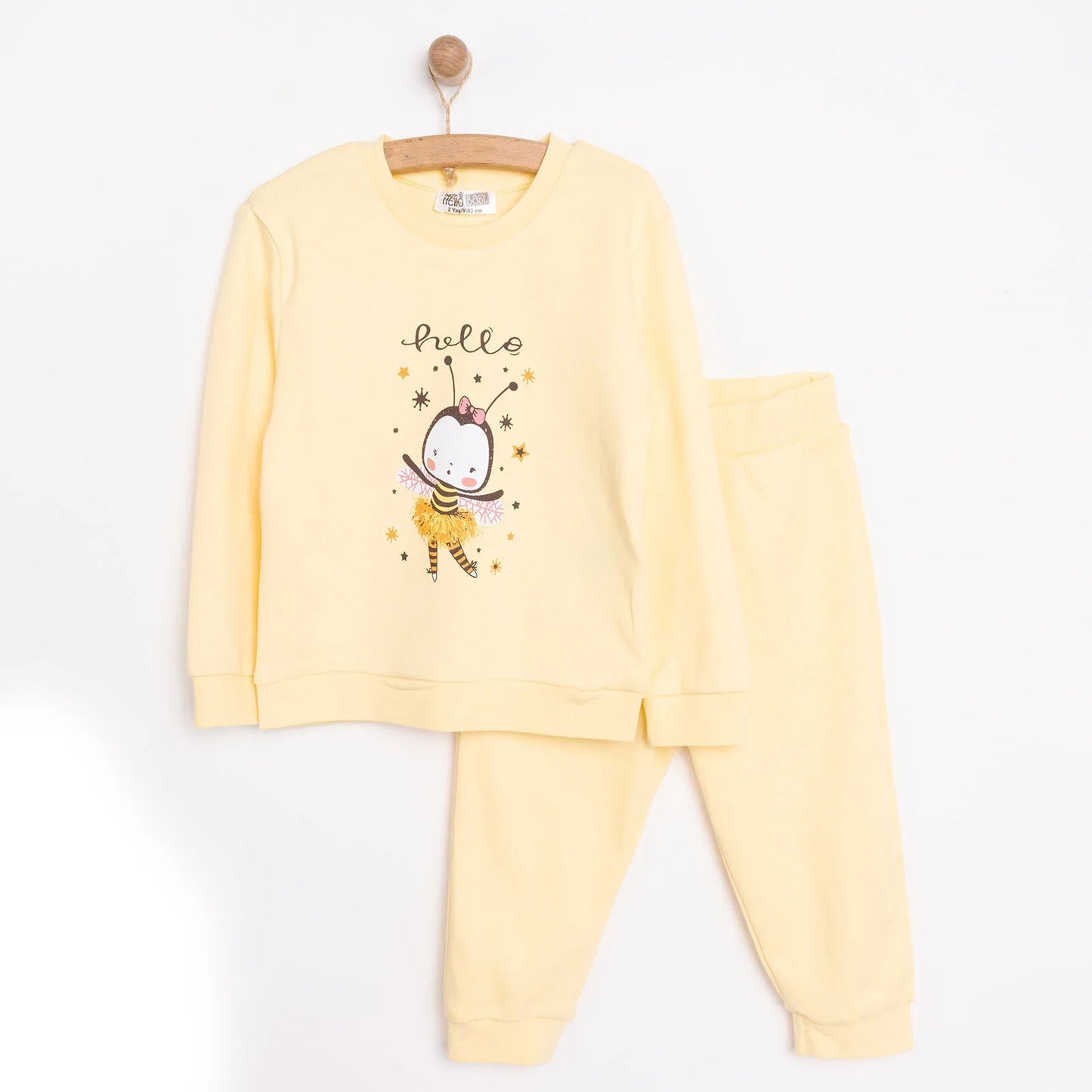 HelloBaby Basic Girl Jogging Set - Yellow