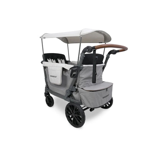 Wonderfold L4 Quad Stroller Wagon - Grey