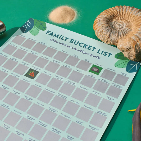 Toddle born Wild A2 100 Activity Bucket List Poster