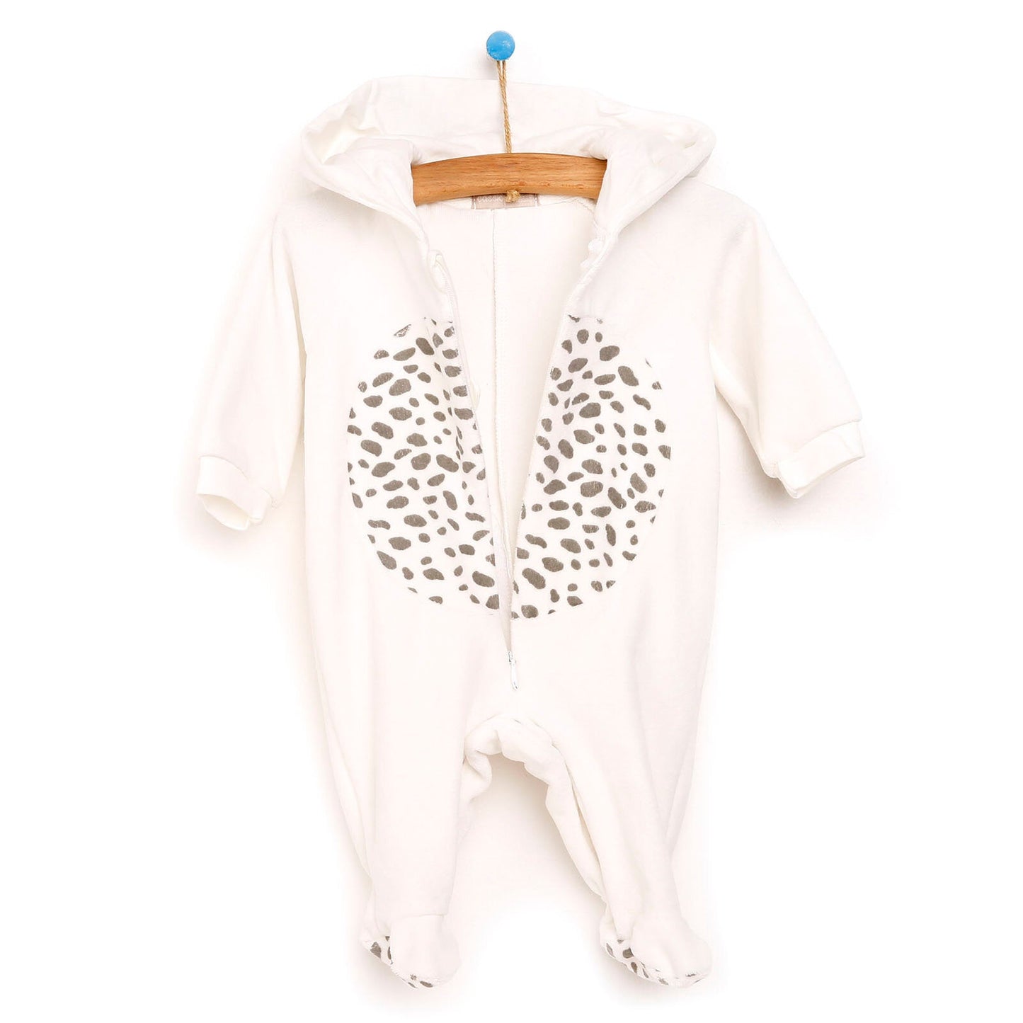 Cassiope Newborn Funny Friend Velvet Footed - Ecru