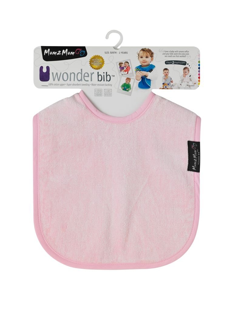 3 PACK - Mum 2 Mum Standard Bibs - Dusty Pink / Baby Pink / Stone - mezetto Baby&More Baby&More