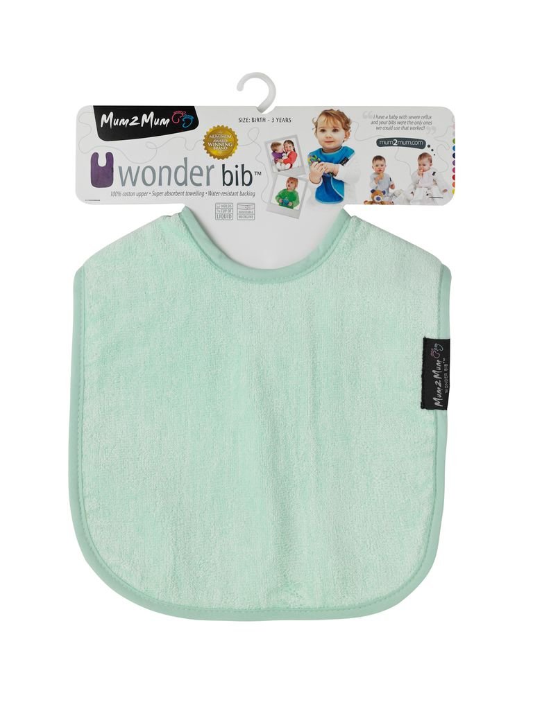 3 PACK - Mum 2 Mum Standard Bibs - Lemon / Mint / Stone - mezetto Baby&More Baby&More