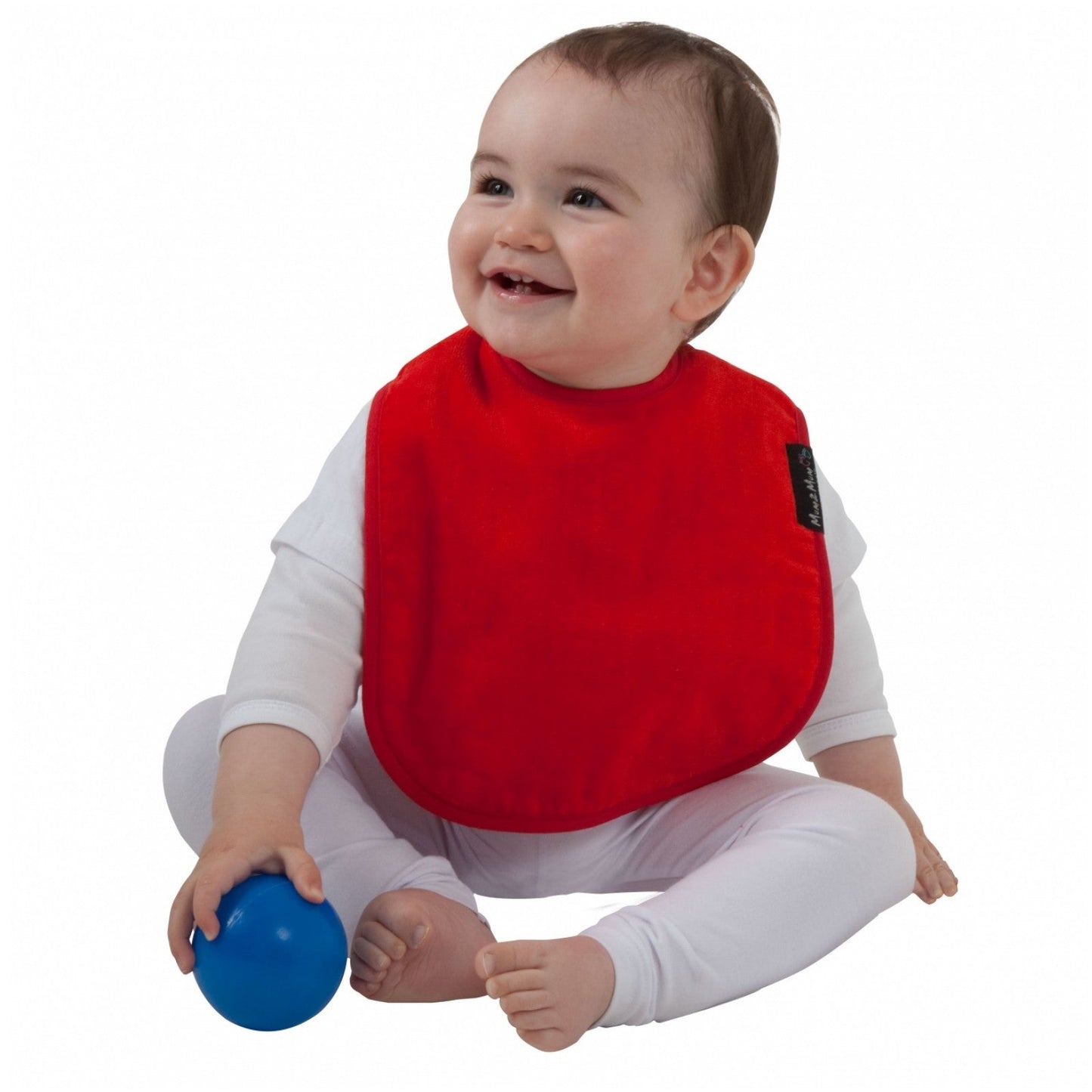 3 PACK - Mum 2 Mum Standard Bibs - Red / Lime / Teal - mezetto Baby&More Baby&More