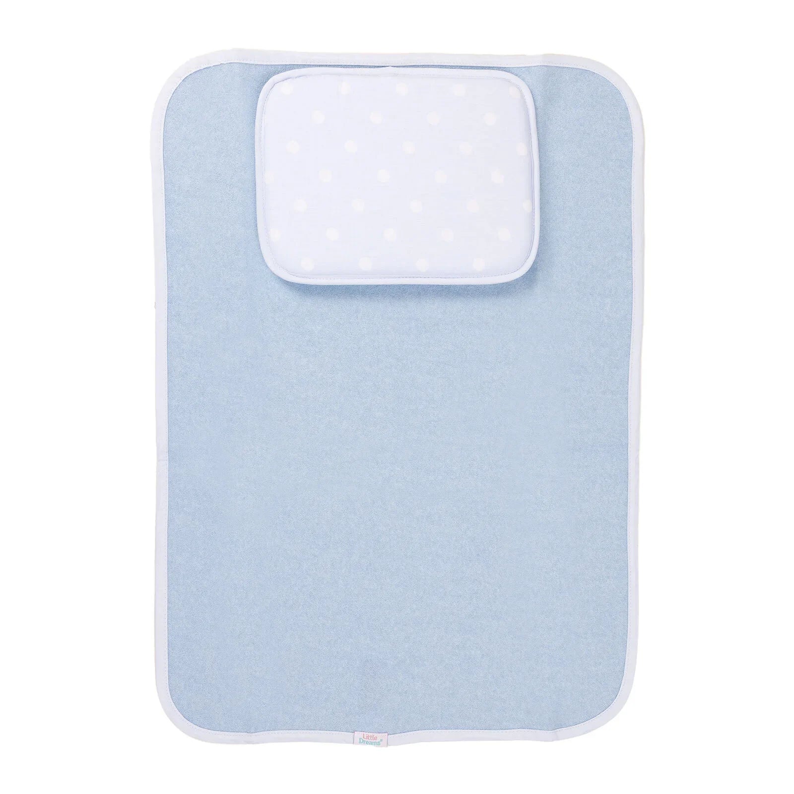 Little Dreams Boy Baby Diaper Changing Pad - Blue
