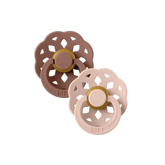 BIBS Boheme Soothers 0-6 months Pack of 2 - Woodchuck & Blush