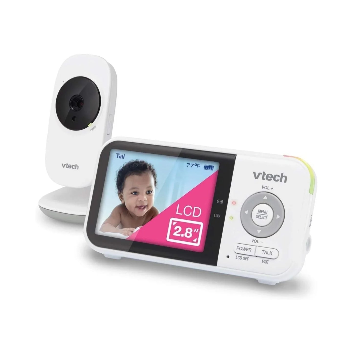 VTech VM819 2.8" Digital Video Baby Monitor with Adjustable Camera